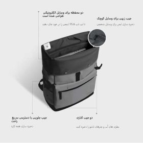 کوله پشتی شیائومی مدل Roll Top Casual Backpack