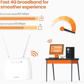 مودم روتر 4G LTE بی‌سیم تندا مدل 4G06C